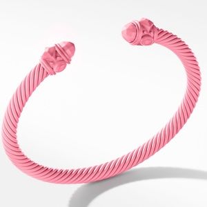 David Yurman Renaissance Bracelet in Pink Aluminum, 5mm